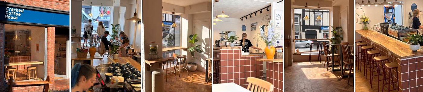 Cracked coffee house